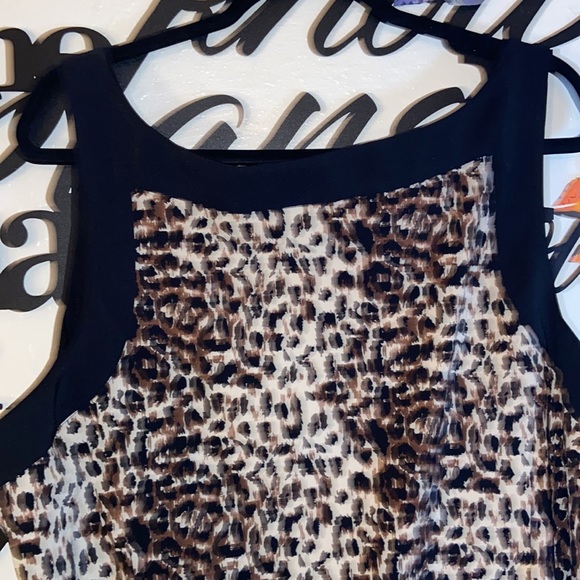 NOTATIONS SLEEVELESS PRINT DRESS - Picture 6 of 7